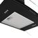 Coifa Nardelli De Parede Clean Vidro Curvo 80cm Preto 110V