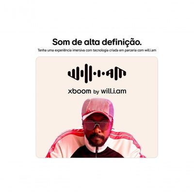 LG XBOOM Bounce By Will.i.am - Caixa De Som Bluetooth Com Radiadores Passivos