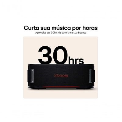 LG XBOOM Bounce By Will.i.am - Caixa De Som Bluetooth Com Radiadores Passivos