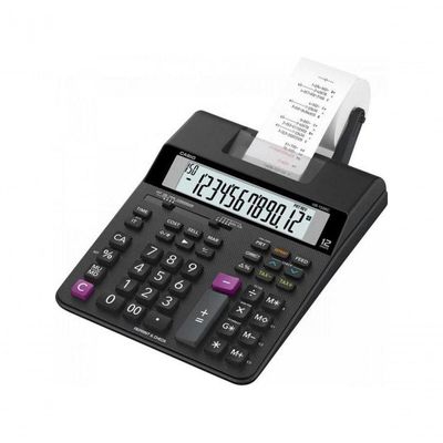 Calculadora Com Bobina Compacta Casio Hr150rc-b Preta