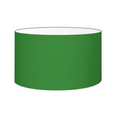 Cúpula Abajur Cilíndrica Cp-7024 ø50x25cm Verde Folha