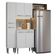 Armário De Cozinha Compacta 156 Cm Emilly Madesa 03 Branco/rustic