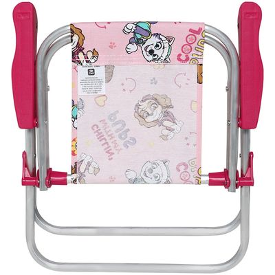 Cadeira Infantil em Alumínio Patrulha Canina Rosa Bel Único