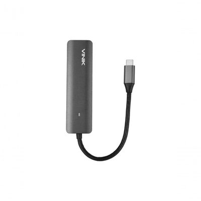 Hub Usb Type C 5 Em 1 - 2x Usb 3.0 + Hdmi 4k + Type C Pd 100w + Type C Dt Vinik - Hv51c