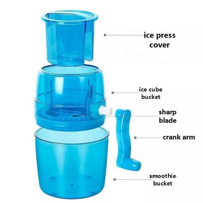 Maquina Triturador De Gelo Liquidificador Manual Raspadinha Raspador Picador Com Manivela Portatil
