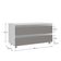 Gabinete Banheiro Rodinhas Joia 80cm 02 Gavetas Branco Cinza