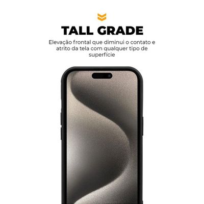 Capa para iPhone 15 Pro - Symetric Preta - Gshield