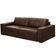 Sofá 2 Lugares Para Sala de Estar Living 150cm Aurora L06 Couro Marrom Café - Lyam Decor