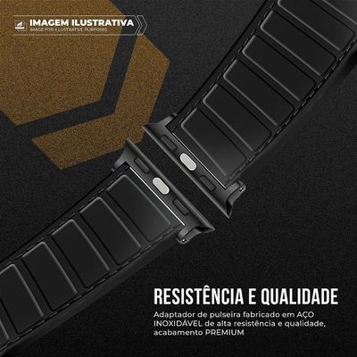 Pulseira para Apple Watch 38 / 40 / 41MM - Titanium Magnética - Gshield