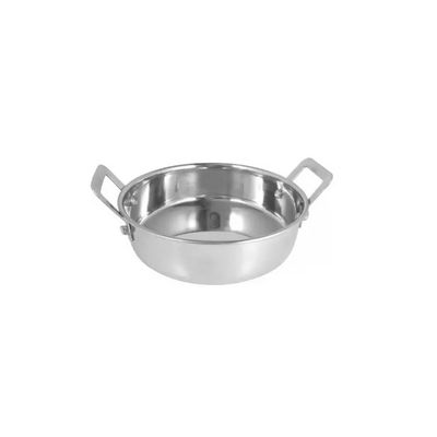 Caçarola Mini Panela Couvert Inox Entrada Petisco Molho 4un