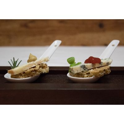 Colher Finger Food Brigadeiro Buffet Lamen Restaurante Melanina Branco