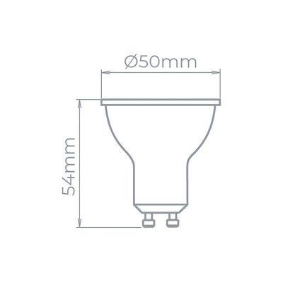 Lâmpada Led Stella Dicroica Mr16 Eco 4w Gu10 Bivolt 2700k - Luz Amarela