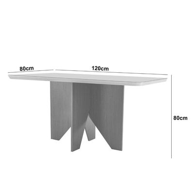 Mesa Evora 120 Mdf Canto Copo E Com 4 Cadeiras Carol Turim 07 Naturalle
