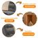 Mesa Evora 90 Mdf Com 4 Cadeiras Carol Linho Grafite Naturalle