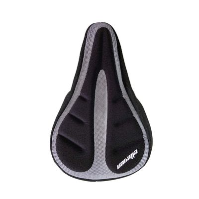 CAPA ASSENTO SELIM MTB BIKE BICICLETA COM GEL 26,5 X 17,5cm Preto