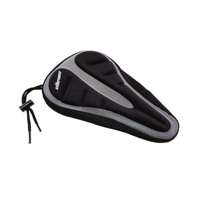 CAPA ASSENTO SELIM MTB BIKE BICICLETA COM GEL 26,5 X 17,5cm Preto