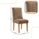 Mesa Jantar Aspen Tampo Mdf Vidro 6 Cadeiras Eloise Moderna Veludo Capuccino Off White Naturale