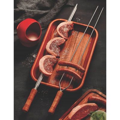 Espeto Para Churrasco Duplo 85cm - 26419085 - Tramontina