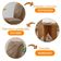 Mesa Evora 120 Mdf Canto Copo E Com 4 Cadeiras Melissa Veludo Capuccino Naturalle