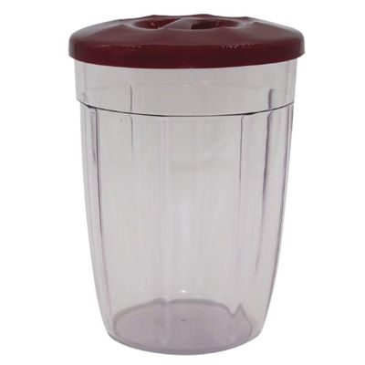 Pote Cristal Com Tampa 500ml Cores Sortidas - Monte Libano Pote Cristal C-tampa 500ml Delta Pt685 - Monte Libano