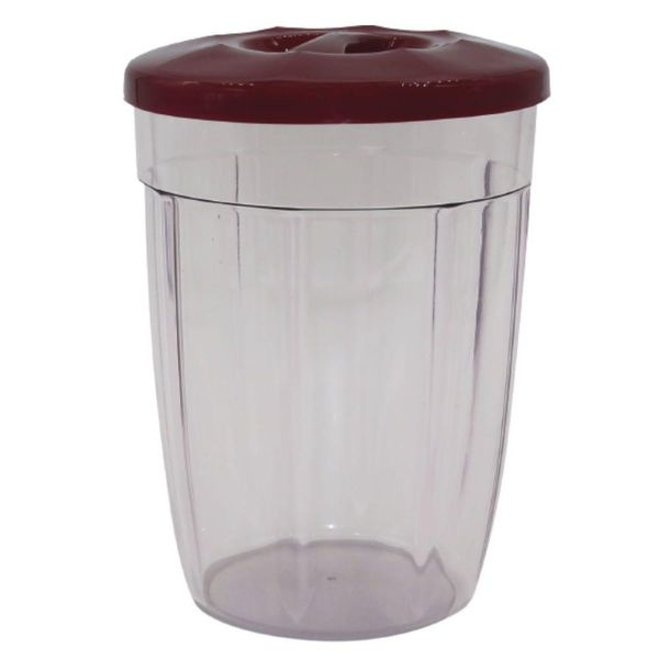 Pote Cristal Com Tampa 500ml Cores Sortidas - Monte Libano Pote Cristal C-tampa 500ml Delta Pt685 - Monte Libano