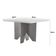 Mesa Evora 90 Mdf Canto Copo E Com 4 Cadeiras Melissa Veludo Capuccino Naturalle
