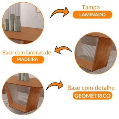 Mesa Para Sala De Jantar Rubi 220cm Moderna Mobília Cinamomo Com Champanhe-cinamomo Imbuia