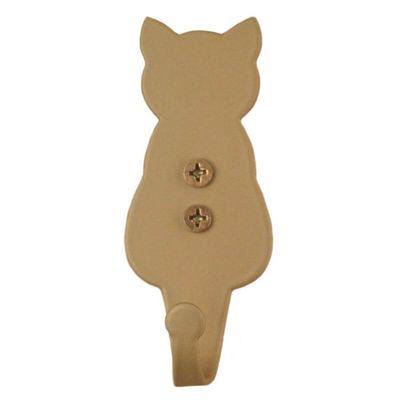 Pendurador Gancho de Parede Gato Dourado Luft Massutti Pendu