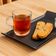 Bandeja Coffee Retangular 15x30 Preta em Polipropileno