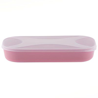Organizador Multiuso Retangular Baixo 1,2 Litros Color - 650-2 - Top Line