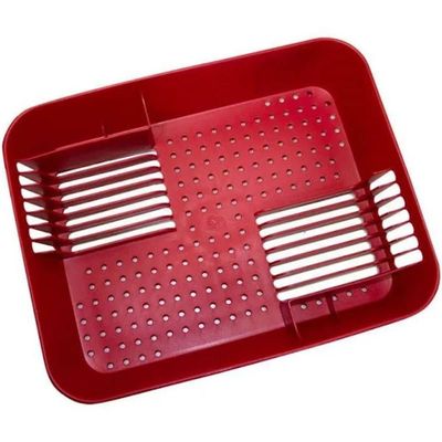 Escorredor De Louças Basic Vermelho Bold - 10848-0465 - Coza Escorredor De Louças Basic Vermlho Bold - 10848-0465 - Coza