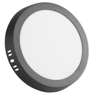 Plafon Led Tramontina Redondo De Sobrepor Preto 12 W 6500 K Luz Branca,