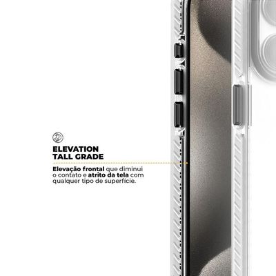 Kit Capa Urus Branca e Pelicula Ultra Glass para iPhone 15 Pro Max - Gshield