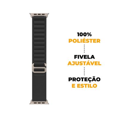 Pulseira para Apple Watch 42/44/45/49MM -Alpina Loop-Gshield