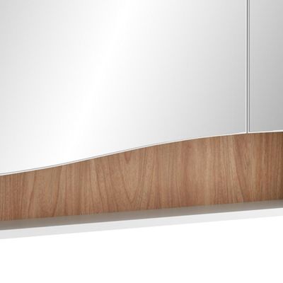 Armário Para Banheiro com Espelho 80cm Evie B06 Branco Tau - Lyam Decor