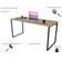 Kit Mesa Para Escritório com Estante 4 Prateleiras Industrial Form C01 150 cm Carvalho - Lyam Decor