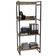 Kit Mesa Para Escritório com Estante 4 Prateleiras Industrial Form C01 150 cm Carvalho - Lyam Decor