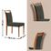 Mesa Ellis 180cm Tampo Laqueado Com Vidro Com 6 Cadeiras Munique Jade /off White/imbuia Nat