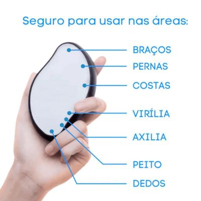 Pedra Depiladora Magica Depilador Indolor Tira Remove Pelos