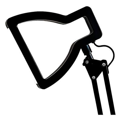 Luminária De Mesa 3d Lâmpada Dimerizável Led Preto