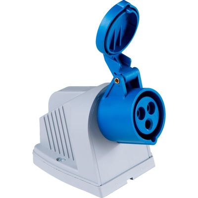 Tomada de Sobrepor Industrial 2P+T 32 A 220-250 Vca 6 H Tramontina
