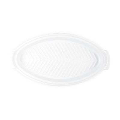 TRAVESSA PARA PEIXE LE CREUSET COM TAMPA 34CM HERITAGE BRANCO 81065600100350
