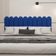 Cabeceira Nuvem Estofada King Size 10 Placas Em Suede 45cm Azul Marinho