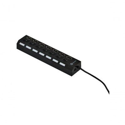 Hub Usb 2.0 7 Portas Com Cabo E Led Indicador - Huv-40
