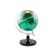 Globo Terrestre Aquarela Verde Lâmpada Led Luminária Decorativo Mapa Mundi Divisão De Países Português Escolar