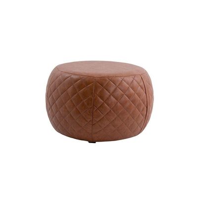Puff Cleo 70cm PU Sintético Caramelo - Gran Belo