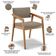 Kit 02 Cadeiras Para Sala de Jantar Estar Living Giorgia B04 Bouclê Bege - Lyam Decor