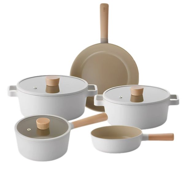 CONJUNTO DE 5 PANELAS FIKA NEOFLAM EM ALUMINIO PEROLA FK-FI-5PMX