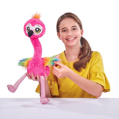 Frankie Flamingo Dançarino - Pelúcia Pets Alive