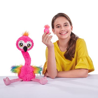 Frankie Flamingo Dançarino - Pelúcia Pets Alive